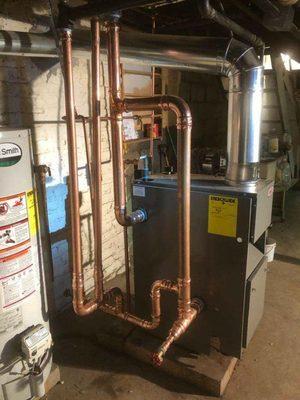 Steam Boiler installation