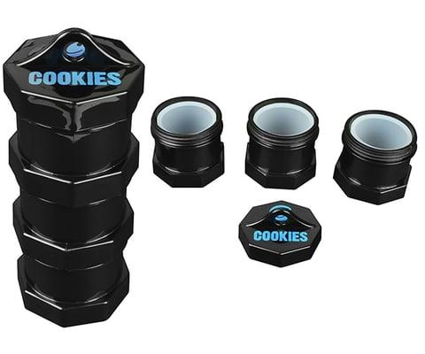 Cookies stackable rubber slicks.