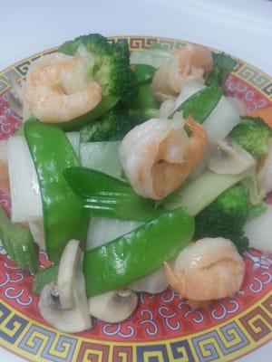 Diet Dish Shrimp with Mixed Vegetables