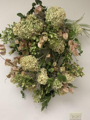 Organic dry flower arrangements Hampton Style...we adore custom orders.