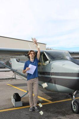 Brendan Passed his Commercial checkride!