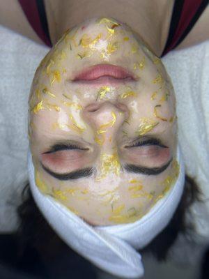 Brightening hydrojelly mask