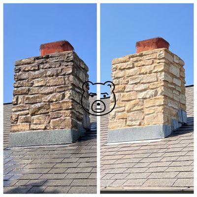 Chimney softwash