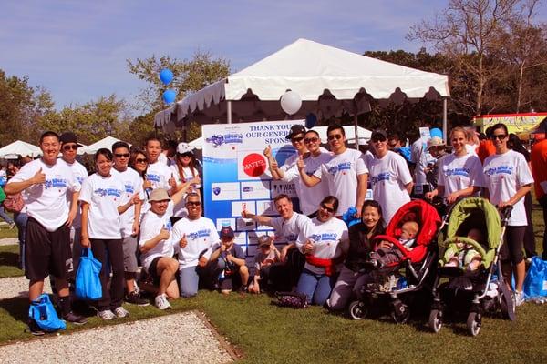 The Fulcrum team at the 2011 Make a Wish Foundation walk.