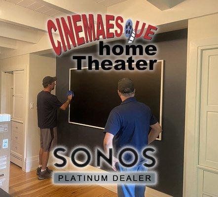 Custom Home Theater on Lake Winnipesaukee. Whole House Audio, AV, networking, and home theater in NH.