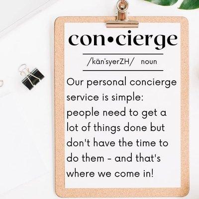 What is a personal concierge?