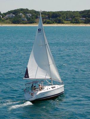 Sailing on Lake Michigan