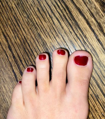 Deluxe pedi ($39)