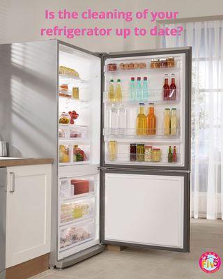 Cleaning the refrigerator is one of the most important parts of the house routine, but many people forget, don't they?