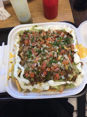 Carne Asada nachos