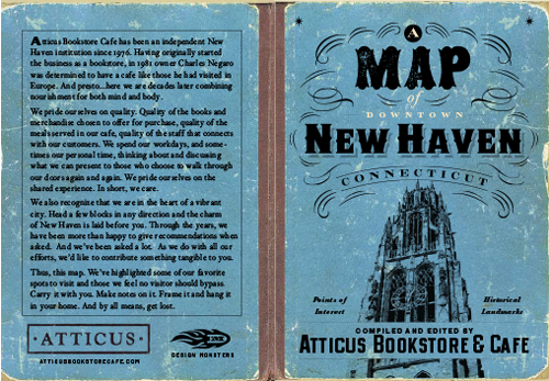 A map of downtown New Haven -- an Atticus exclusive! (Exterior)