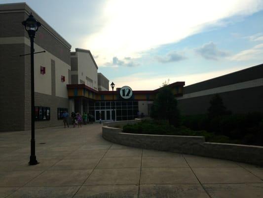 Entrance from exterior of mall