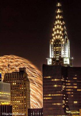 One of our NYC projects lighting up the NYC skyline.