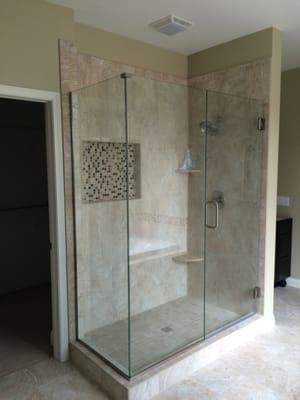 Custom Tile Shower that was completed in 2015