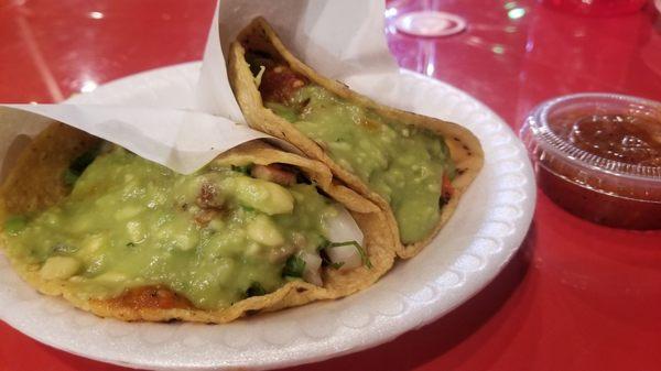 Tacos de pollo estillo Tijuana