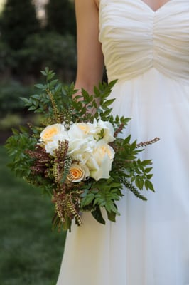 Bridal bouquet for Midsummer Night's Dream-esque wedding