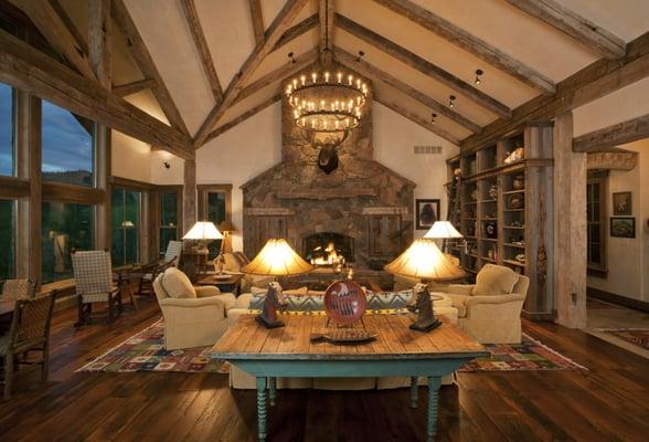 Western Pioneer Ranch style home - featured in Steamboat Magazine - summer 2011