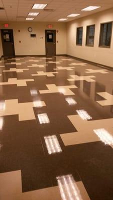 Commercial tile; all done