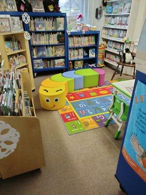 New children's section of the Brooklyn Town Library, CT, 2022