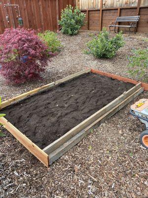 Packed compost