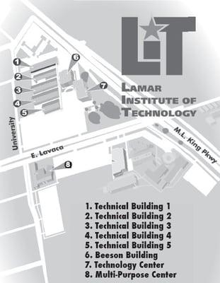 Map of the campus