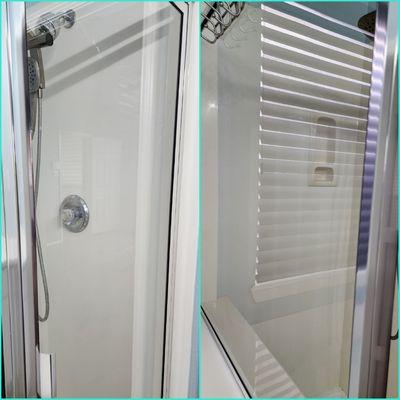 Hard water problem on your shower doors?? We have a solution for it!