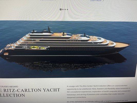 The Ritz Carlton Yacht Collection