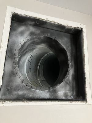 Cleaned return vent