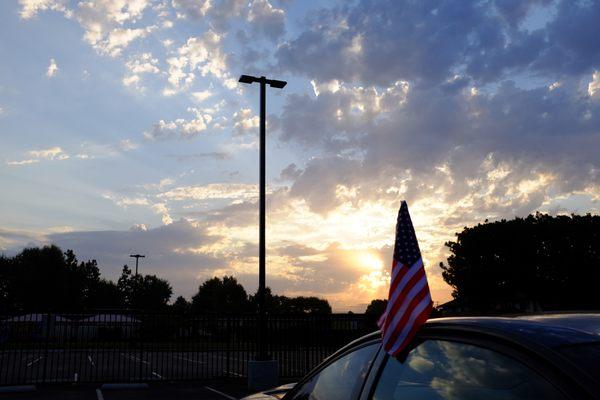 July 9, 2017 - Sunday after the Fourth of July in St. Cecilia. Right before the 6:30 am mass.