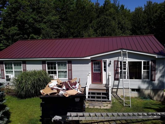 Metal roof