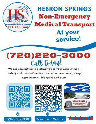 Hebron Springs Non-Emergency Medical Transport