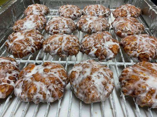 Fresh apple fritters