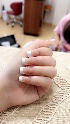 french tip nails