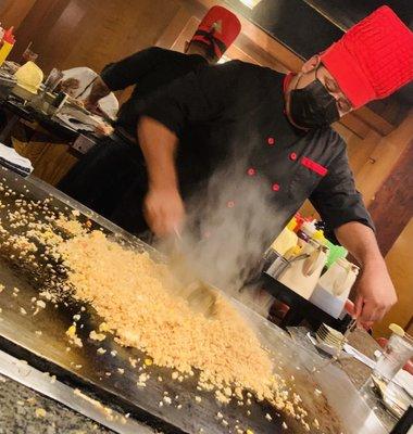 Oh the hibachi was SO yummy!!!