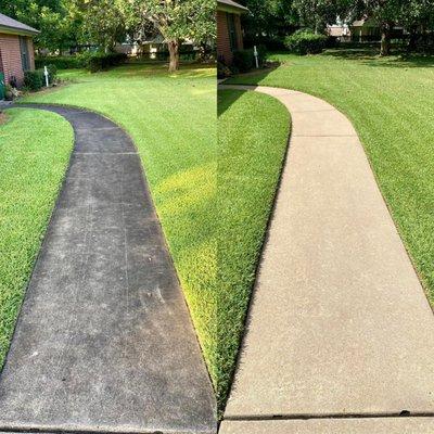 Concrete cleaning