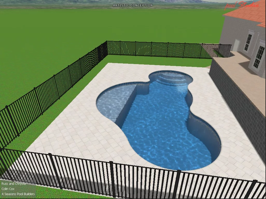 CAD design for Vinyl pool