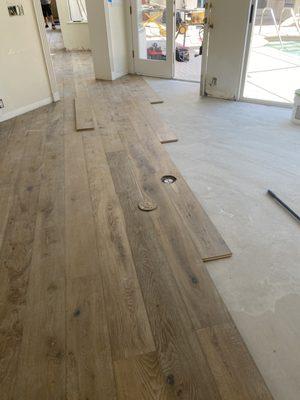 Engineered hardwood