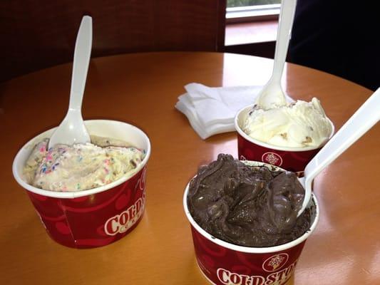 A trio of frozen deliciousness!