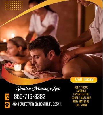 What better way to give that gift than share that gift in our inviting Couples Massage Rooms...