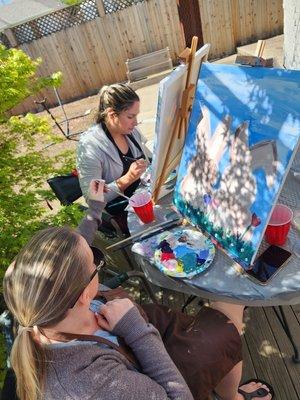 Private, Family friendly paint Party for Easter