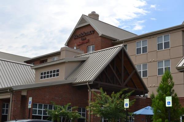 View of the Residence Inn from the parking lot