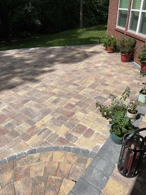 Paver patio