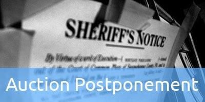 Sheriff Sale Postponement