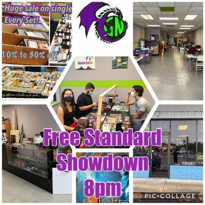 Every Saturday Free Standard Showdown.