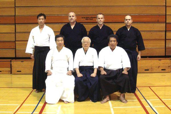 With the 17th Headmaster of Ono-ha Itto-ryu, 2011.