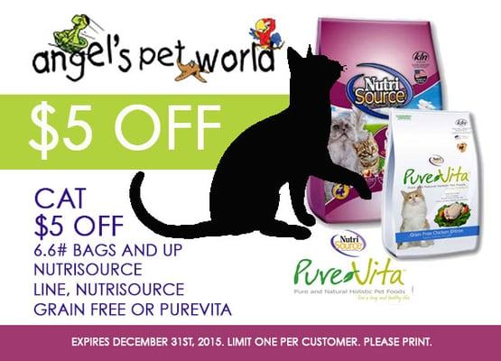 NutriSource Cat Coupon at Angel's Pet World