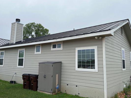 Standing seam metal roof replaced by Levi Serna and Team