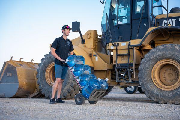 3 + 5 Gallon bottles of water delivered to your construction site.