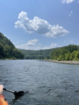 Kayak down the Delaware