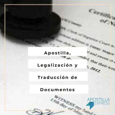 Apostille, Translation and Notary Services